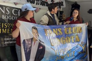 Fanáticos de Yeison Jimenez en Bogotá 