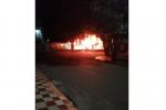 Hombre incendio casa de su familia 
