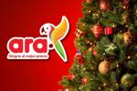Ara vende árbol de Navidad
