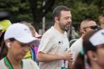 Carlos Fernando Galán en la Media Maratón de Bogotá 2025