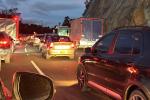 Trancón en vía Girardot-Bogotá el 20 de julio de 2025