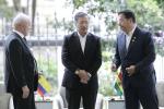 Presidentes de Brasil, Colombia y Bolivia. 