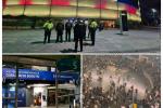 Una batalla campal se vivió en el Movistar Arena, en medio del concierto de Damas Gratis.