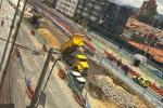 Obras de la Avenida Suba con calle 100