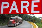 Cierre temporal en carretera