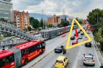 Fuerte trancón en la autopista Norte con calle 125: usuarios desesperados