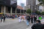 Manifestación en la carrera séptima
