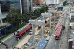 Obras en el Metro de Bogotá