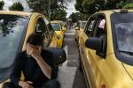 Robo en taxi en Bogotá