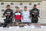 Los capturados habían llegado al municipio de Fusagasugá