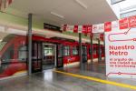 El tren del metro de Bogotá