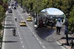 Volcamiento en la calle 80