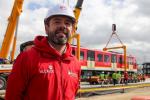 Alcalde Carlos Fernando Galán, recibiendo el Metro de Bogotá