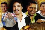 Integrantes del Binomio de Oro y el compositor Tico Mercado