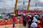 Llegada de primeros vagones del Metro de Bogotá