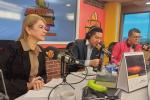 Patricia Duque, ministra del Deporte, en la cabina de Alerta Bogotá