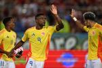 Jugadores de la Selección Colombia celebrando la clasificación al Mundial