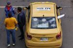 Taxistas en Bogotá