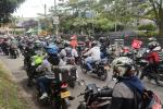 Protestas de motociclistas en Bogotá.