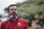 Carlos Fernando Galán y su mensaje contra la violencia en las marchas