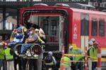 Zona para discapacitados en el Metro