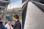 El puente peatonal más largo de Bogotá está solo y sucio piden demolerlo