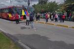 Manifestación en avenida El Dorado 10-10