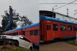 Camioneta se le atravesó al Tren de la Sabana terminó hecha trizas