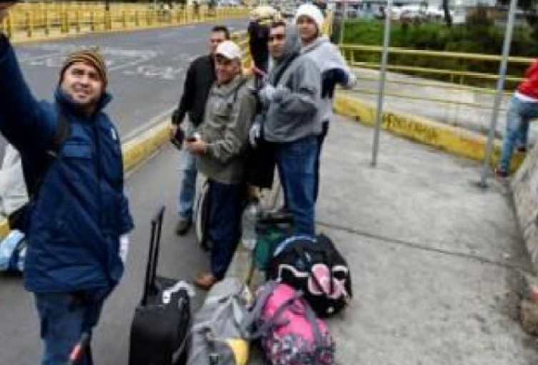 Venezolanos migrantes