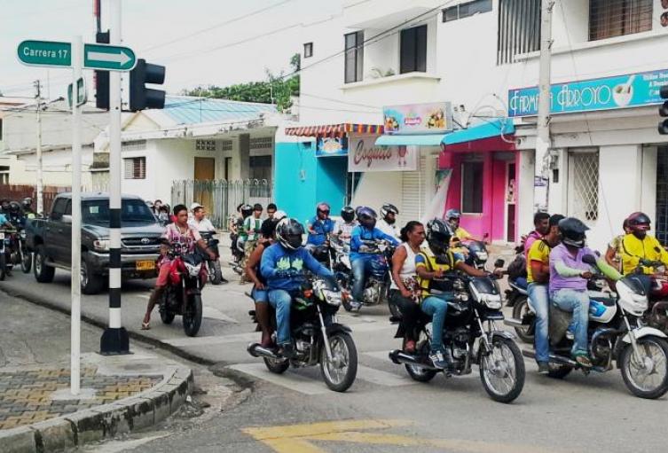 Un grupo de mototaxistas resultaron contagiados con COVID-19.