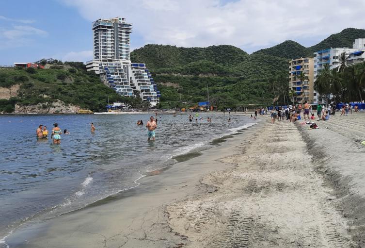 Playas del Rodadero en Santa Marta.