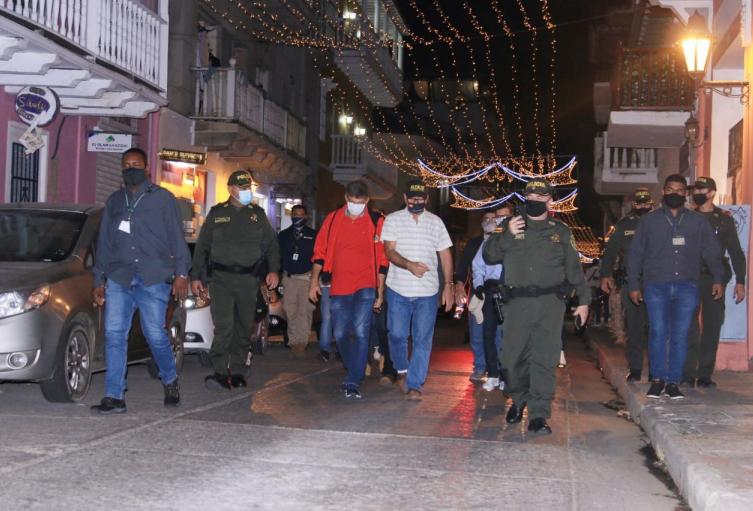 ¿Cómo estuvo el Centro Histórico de Cartagena durante la celebración de fin de año?
