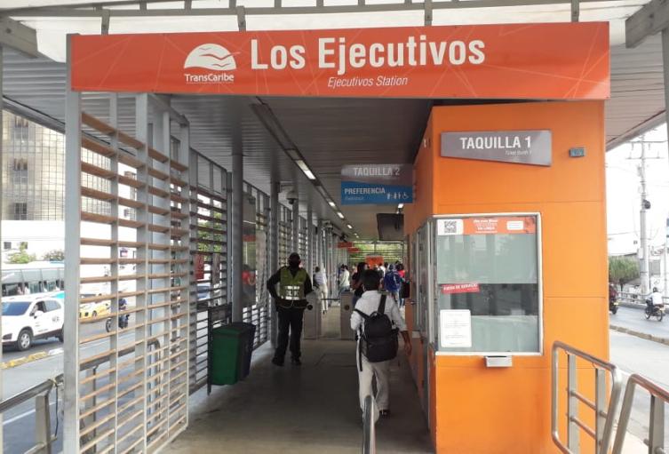 Estaciones de Transcaribe estarán custodiadas por la Policía