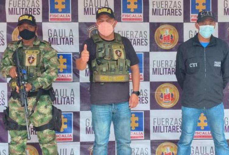 Secuestrado liberado por el Gaula Militar y el CTI de la Fiscalía