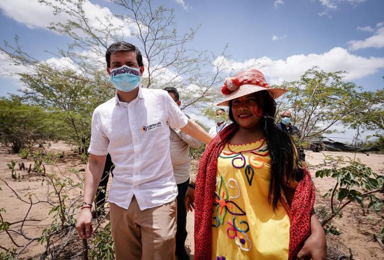 Durante dos días vigilará obras en La Guajira