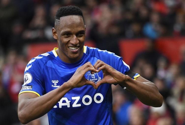 Yerry Mina, Premier League, Manchester United vs Everton