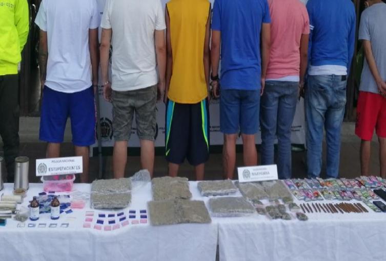 Se logró incautar 4.000 dosis de marihuana listas para ser vendidas