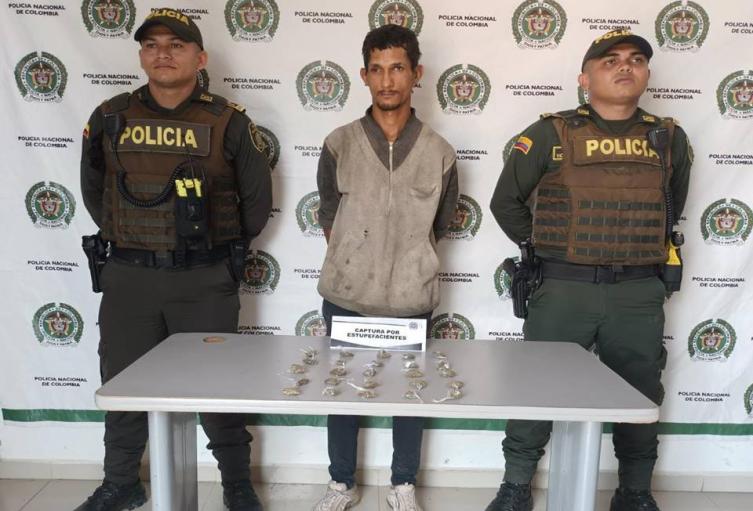 Capturado por el delito de tráfico, fabricación o porte de estupefacientes