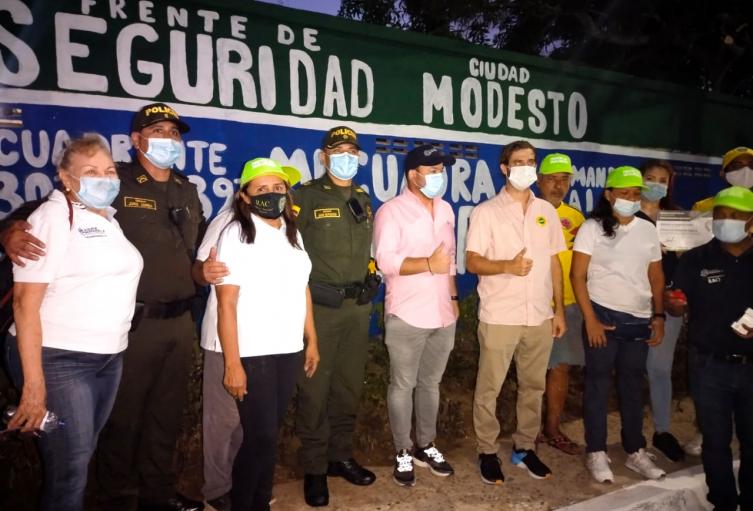 Frentes de seguridad en Barranquilla