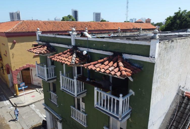 Edificios en riesgo en Cartagena