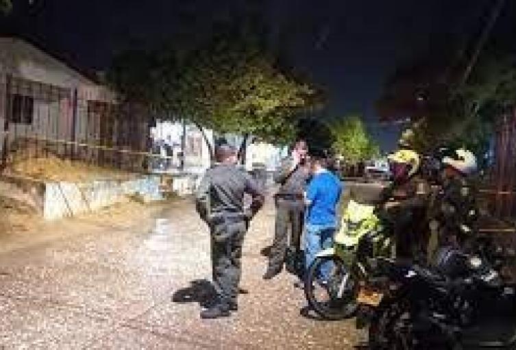 Sitio del atentado criminal. 