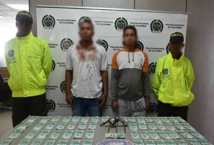 Los capturados fueron dejados a disposición de las autoridades competentes 