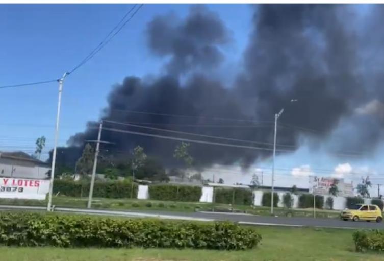Incendio en Barranquilla