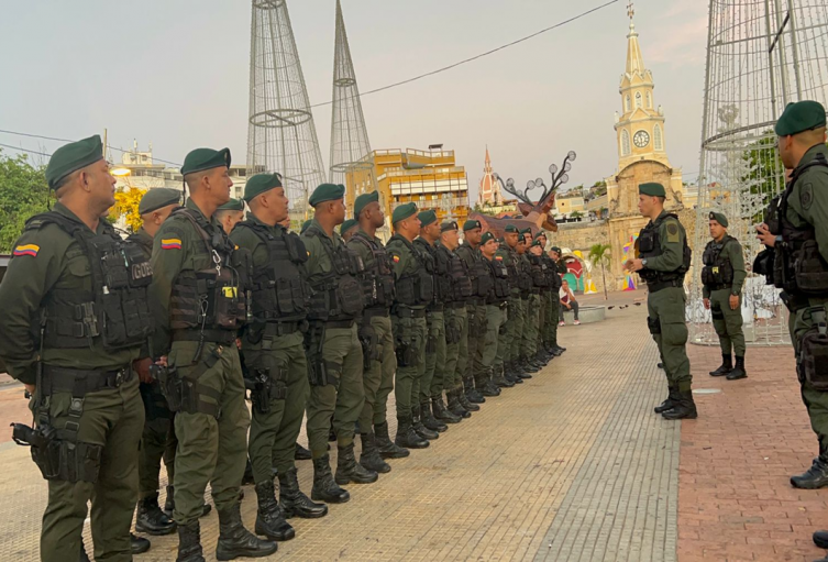 Listo el dispositivo de seguridad para la noche de velitas en Cartagena