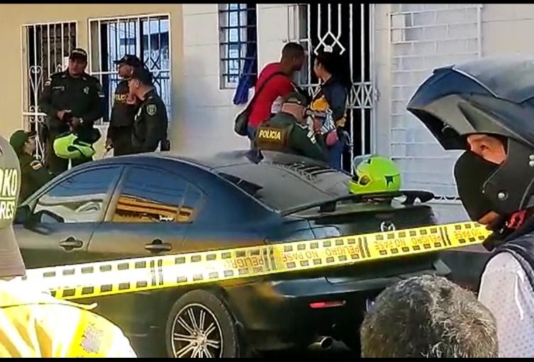 Crimen en el barrio Chiquinquirá.
