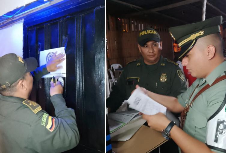 Se ejecutaron suspensiones temporales de la actividad económica a la Terraza y Restaurante la Gran Parada, Disco Bar el Placer y Discoteca Bar Calipso
