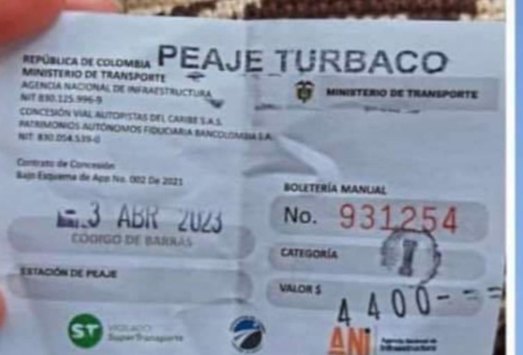 Peaje de turbaco