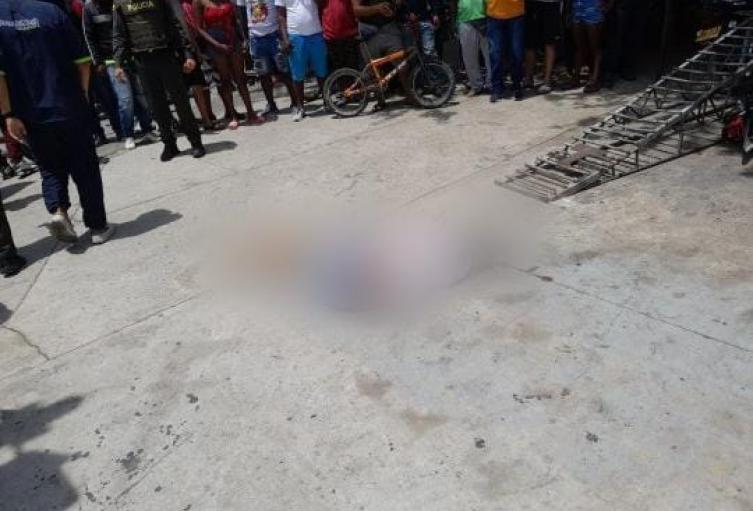 muerto en el espinal 