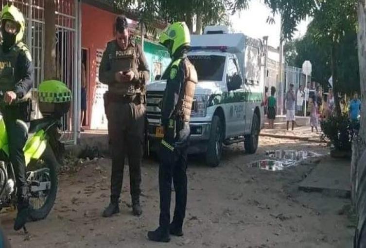 Sector donde ocurrió el crimen de la menor de edad en Malambo.