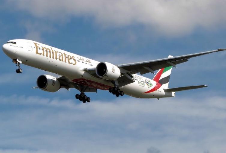 Aviones de la empresa Emirates